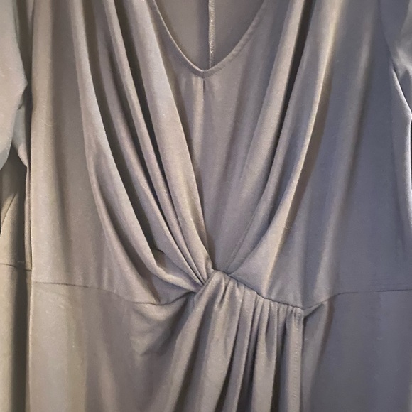 ELOQUII - black twist front work dress - Picture 3 of 3